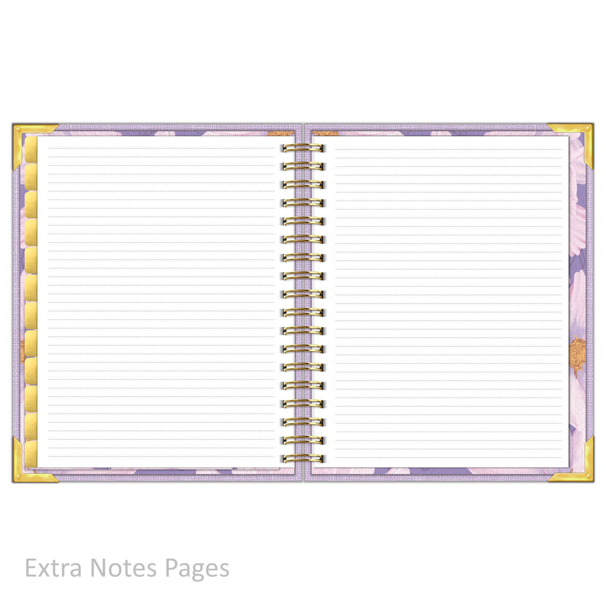 &quot;Weekly&quot; Planner - &quot;UNDATED&quot; Lilac Linen