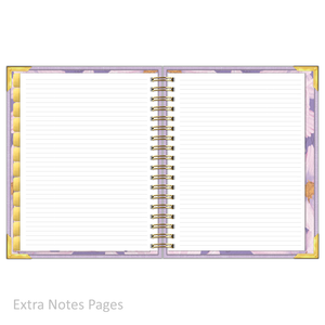 "Weekly" Planner - "UNDATED" Lilac Linen