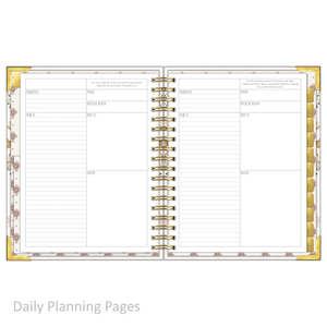 Daily Planner - "UNDATED" Faith Over Fear