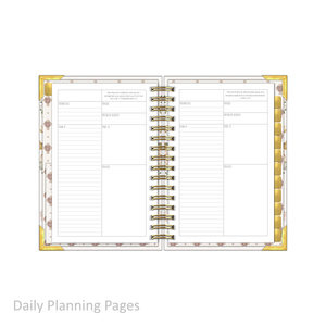 "Petite" Daily Planner - "UNDATED" Faith Over Fear