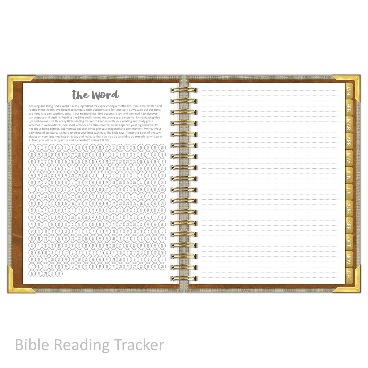 2025 &quot;Weekly&quot; SAND LINEN - Prayerful Planner Dated