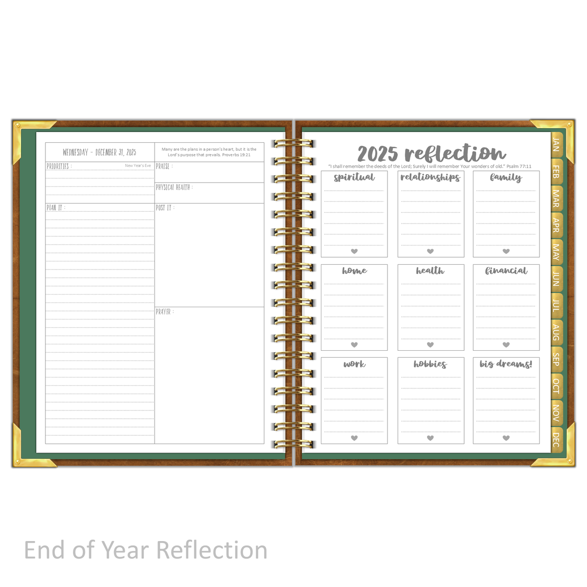 2025 &quot;Daily&quot; STEADFAST - Prayerful Planner Dated