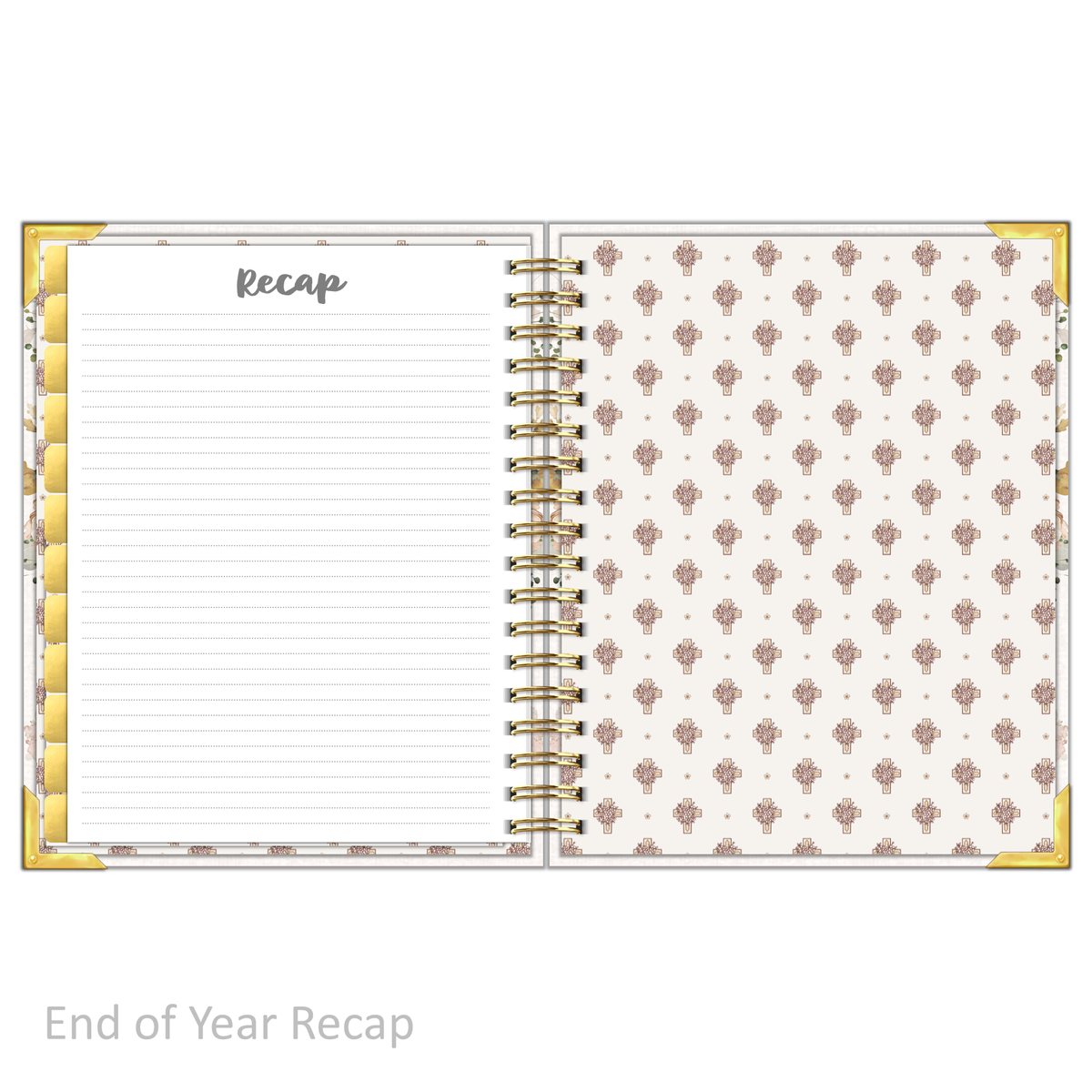 Daily Planner - "UNDATED" Faith Over Fear