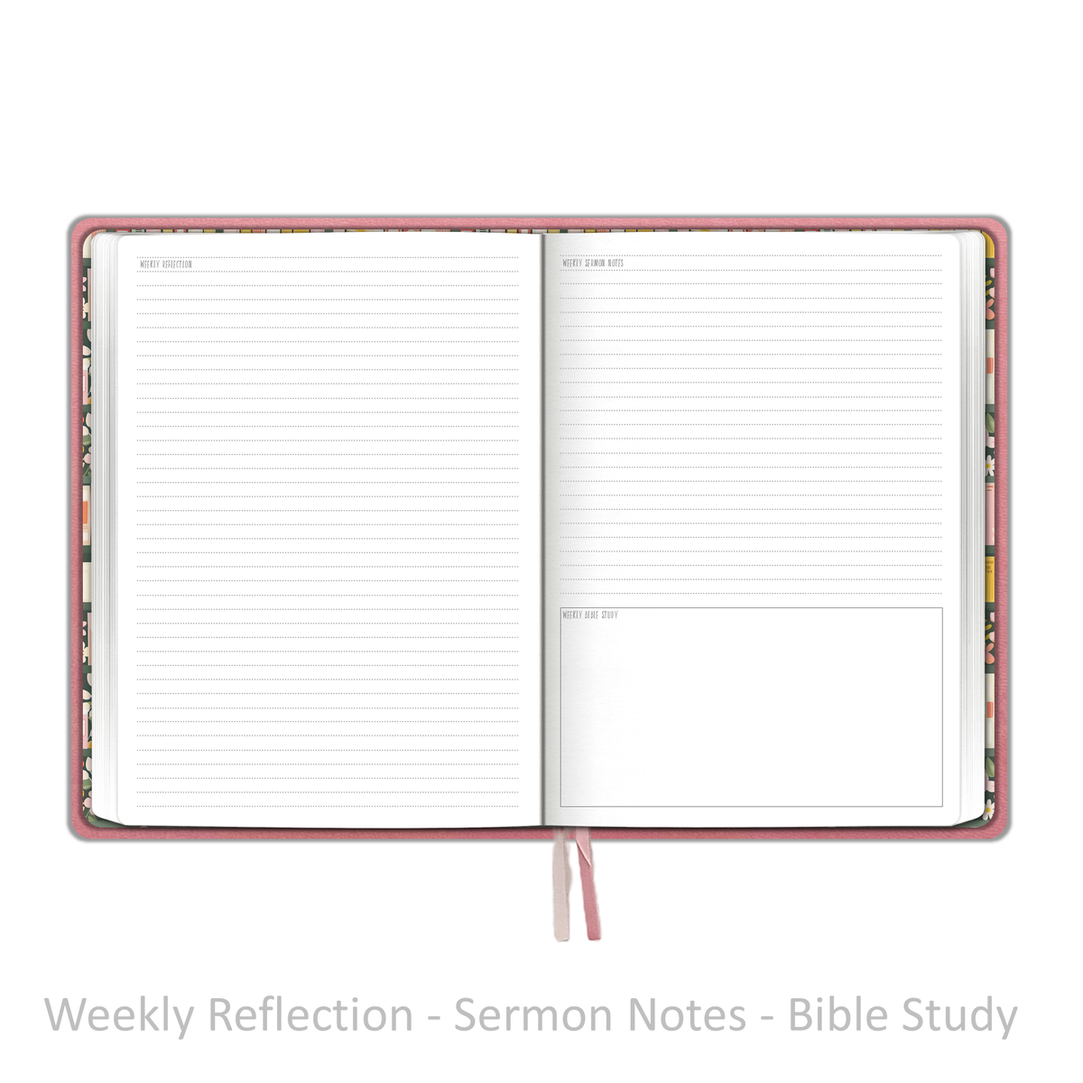2027 "Weekly" Planner - "DATED" Soft Cover Pink