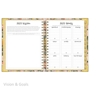 2027 "Classic" Daily Planner - "DATED" Bible Bookcase