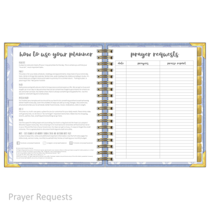 "Weekly" Planner - "UNDATED" Sky Linen