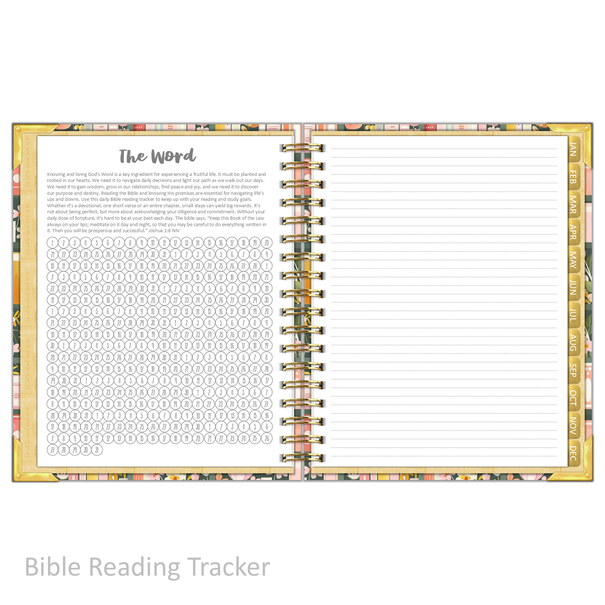 2027 "Classic" Daily Planner - "DATED" Bible Bookcase