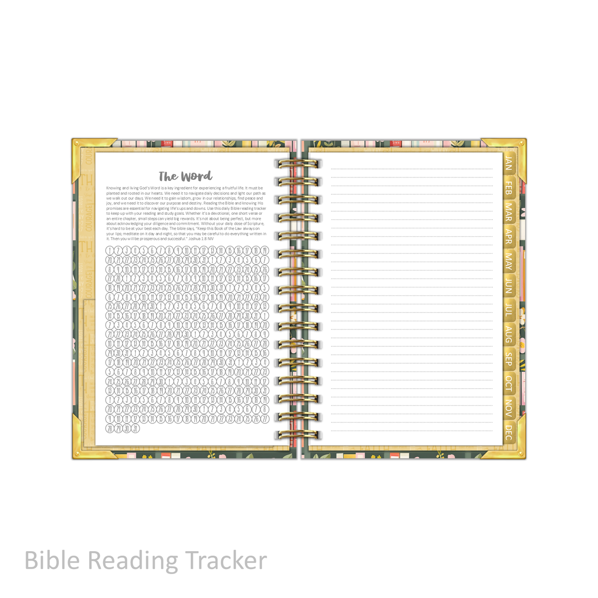 2027 "Petite" Daily Planner - "DATED" Bible Bookcase