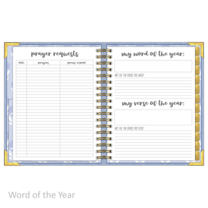 "Weekly" Planner - "UNDATED" Sky Linen