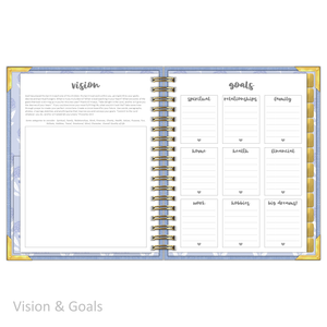 "Weekly" Planner - "UNDATED" Sky Linen