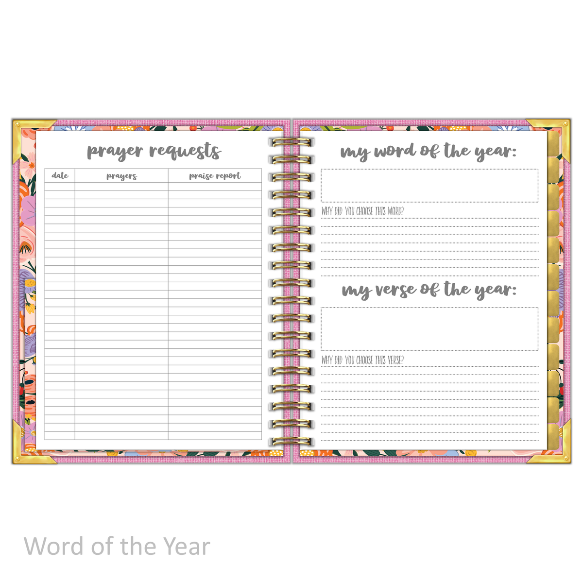 &quot;Weekly&quot; Planner - &quot;UNDATED&quot; Rose Linen
