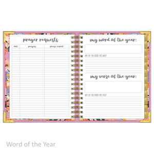 "Weekly" Planner - "UNDATED" Rose Linen