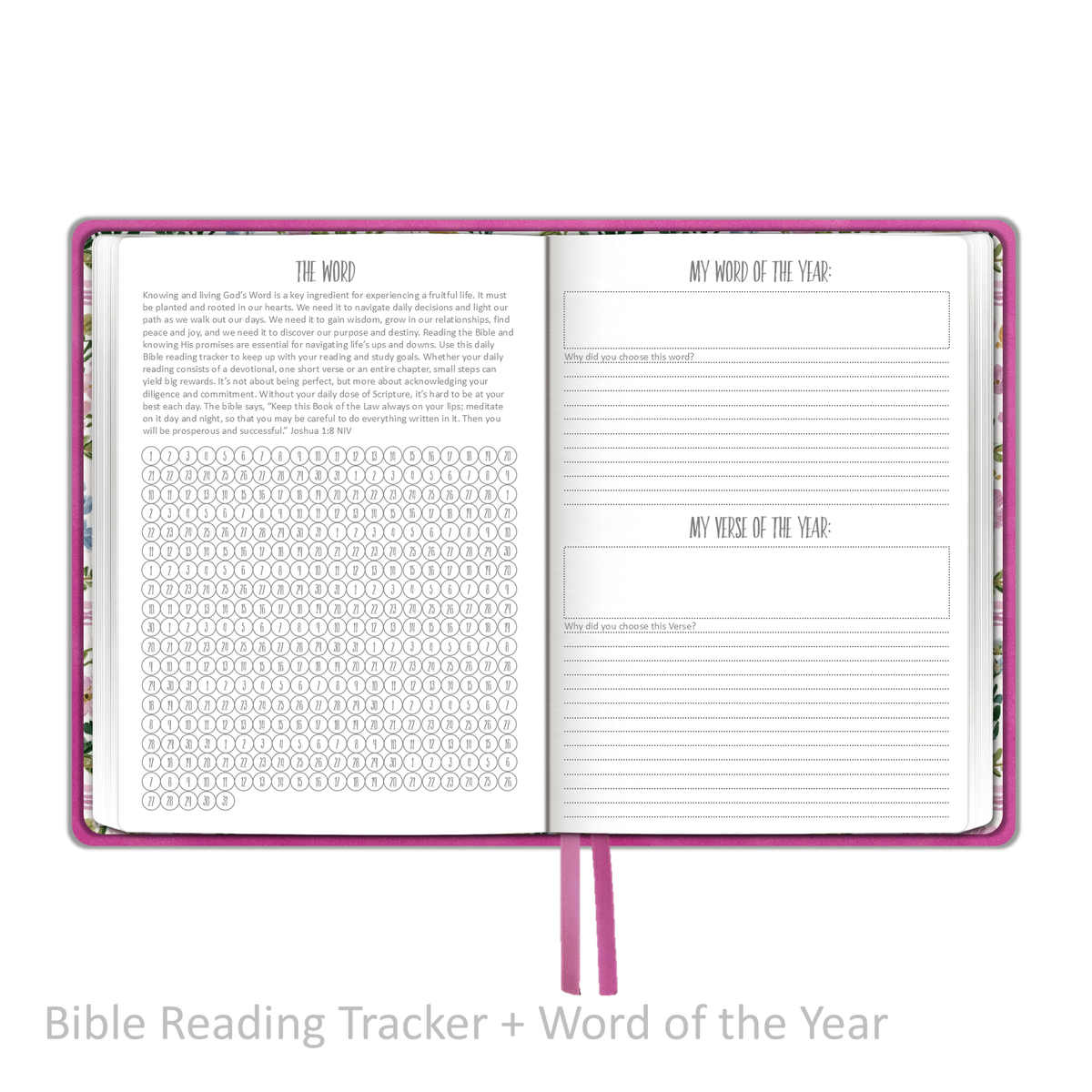 Weekly Planner - "UNDATED" Soft Cover FUCHSIA