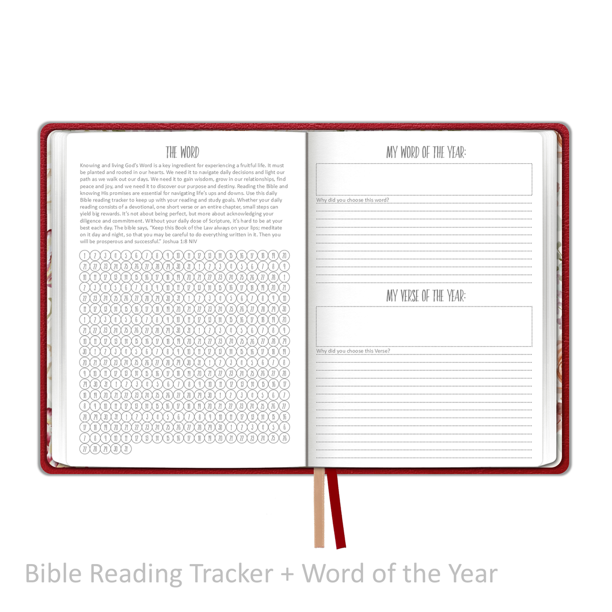 2026 &quot;Weekly&quot; Soft Cover CRIMSON - Prayerful Planner Dated