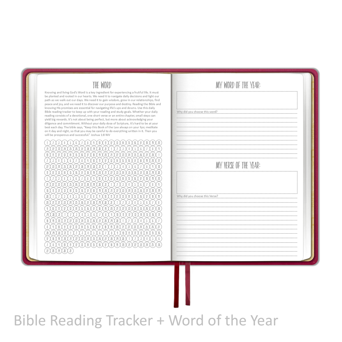 2027 "Weekly" Planner - "DATED" Soft Cover Red