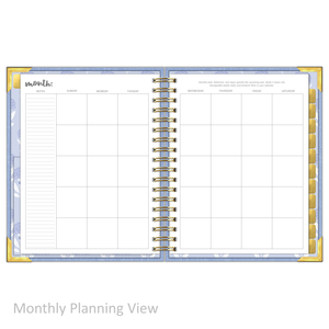 "Weekly" Planner - "UNDATED" Sky Linen