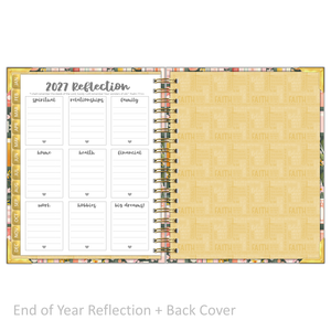 2027 "Classic" Daily Planner - "DATED" Bible Bookcase