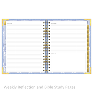 "Weekly" Planner - "UNDATED" Sky Linen