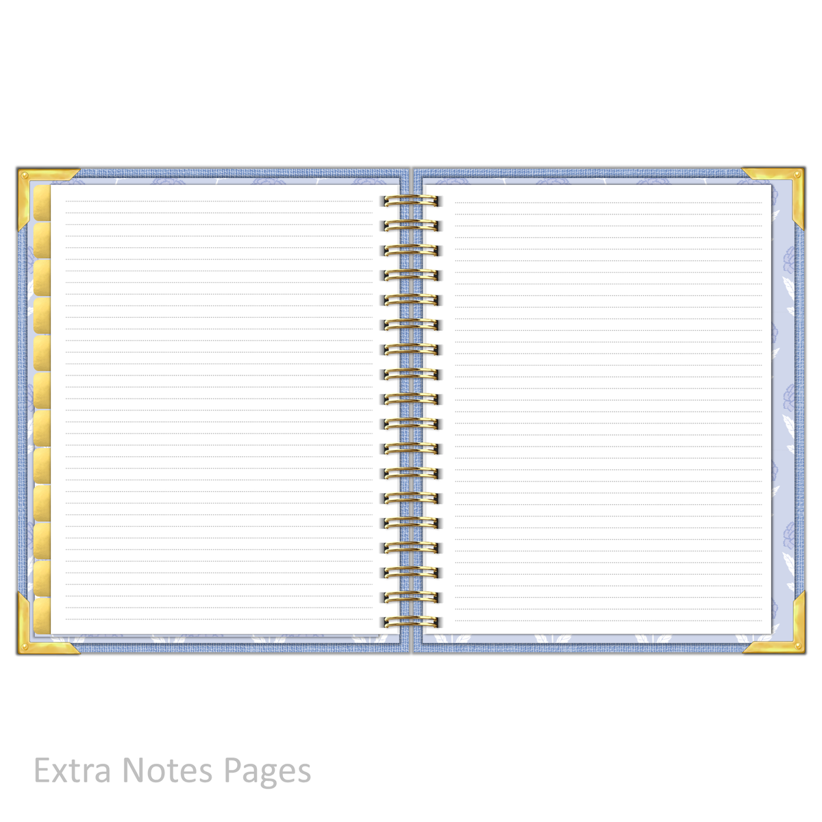 &quot;Weekly&quot; Planner - &quot;UNDATED&quot; Sky Linen