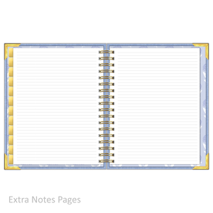 "Weekly" Planner - "UNDATED" Sky Linen