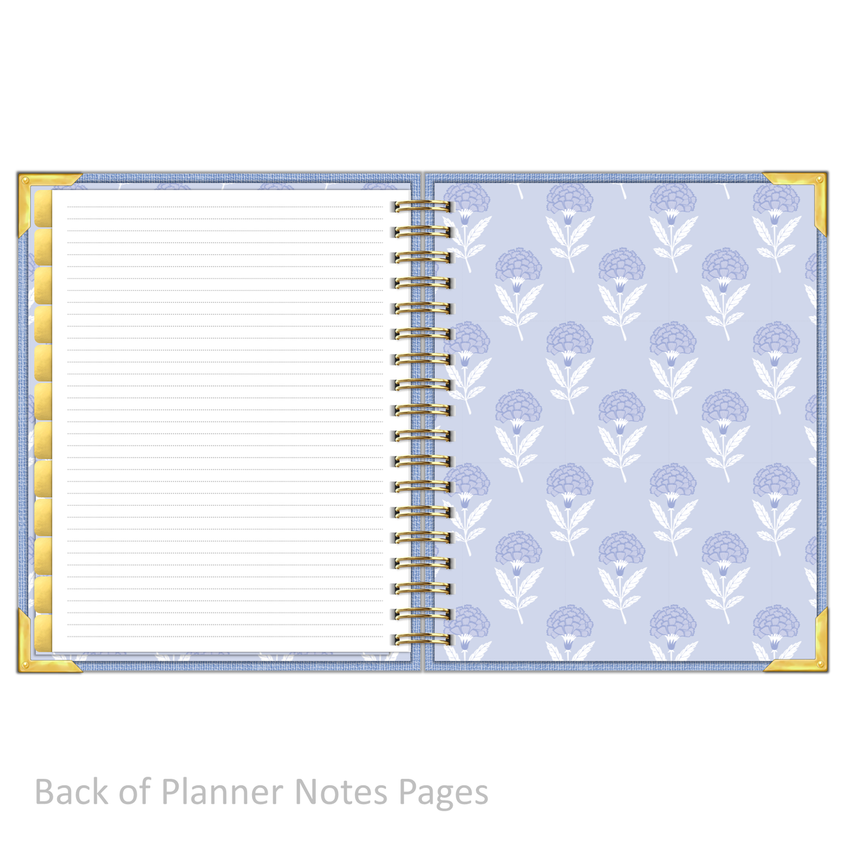 &quot;Weekly&quot; Planner - &quot;UNDATED&quot; Sky Linen