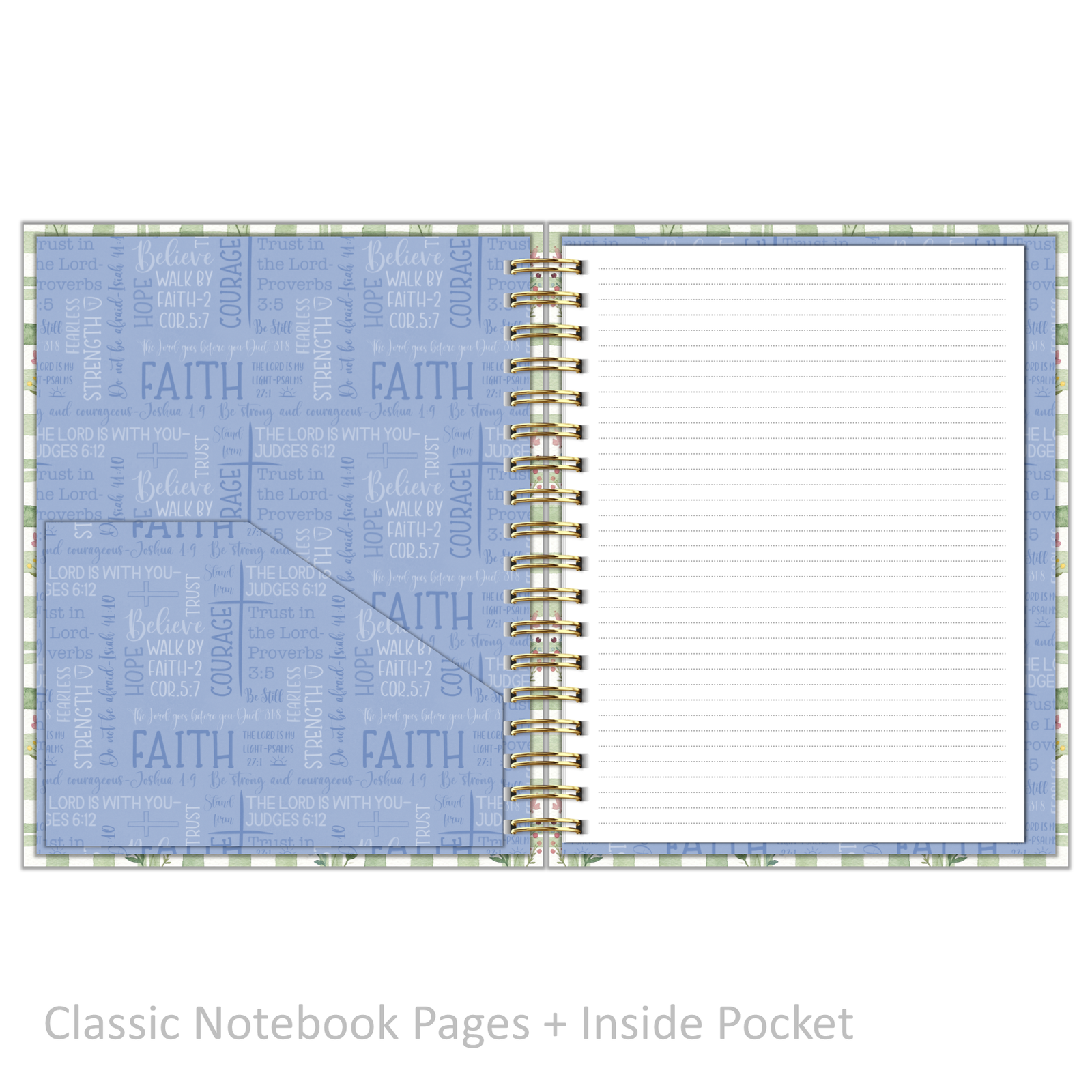 Notebook - "Classic Size" Wildflowers