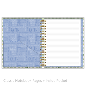 Notebook - "Classic Size" Wildflowers
