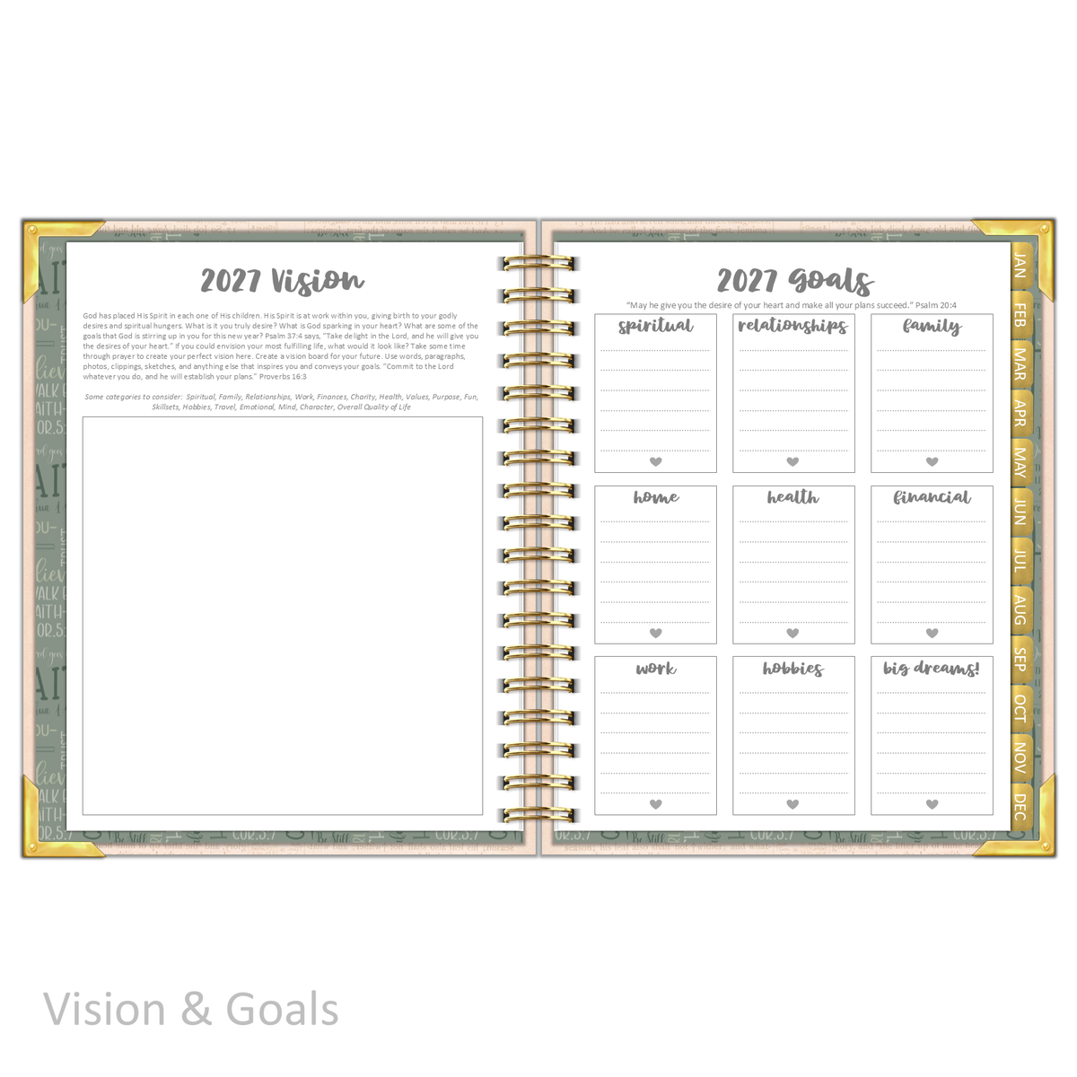 2027 "Classic" Daily Planner - "DATED" Way Maker
