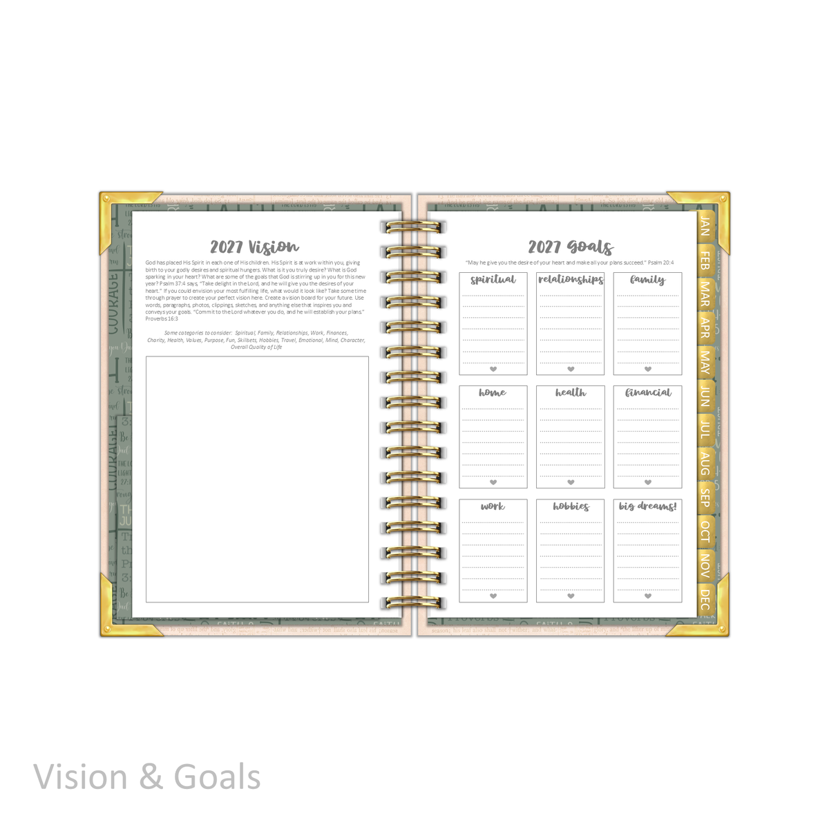 2027 "Petite" Daily Planner - "DATED" Way Maker