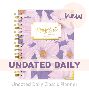 Daily Planner - "UNDATED" Luminant Lilac