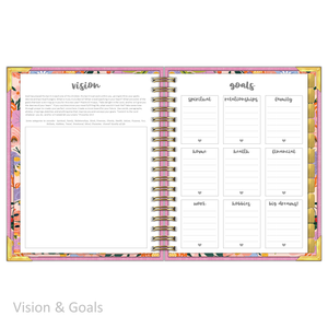 "Weekly" Planner - "UNDATED" Rose Linen