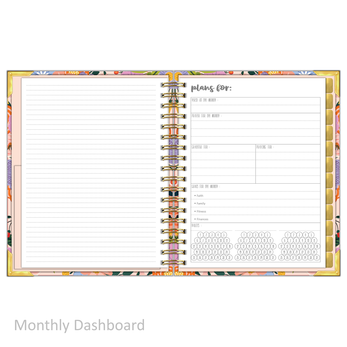 Daily Planner - &quot;UNDATED&quot; Radiant Rose