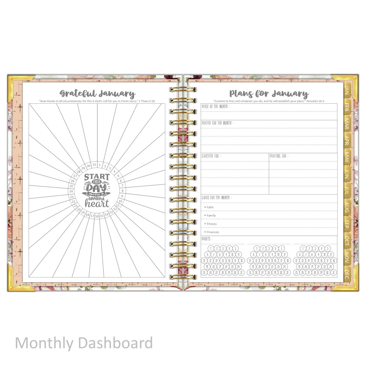 2026 &quot;Daily&quot; AMAZING GRACE - Prayerful Planner Dated