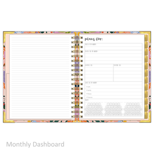 Daily Planner - "UNDATED" Radiant Rose