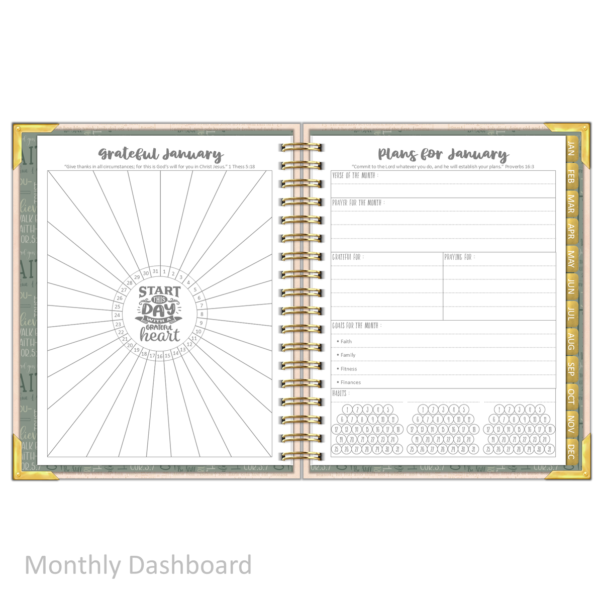 2027 "Classic" Daily Planner - "DATED" Way Maker