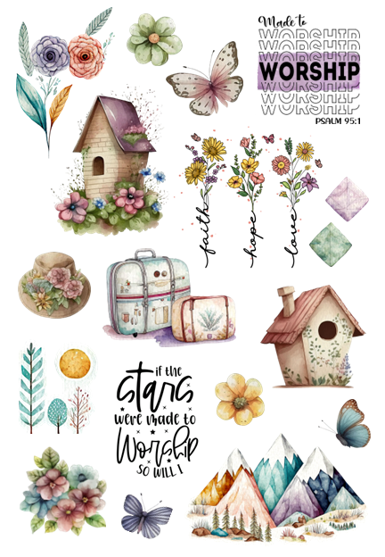 &quot;Follow Me&quot; Sticker Book