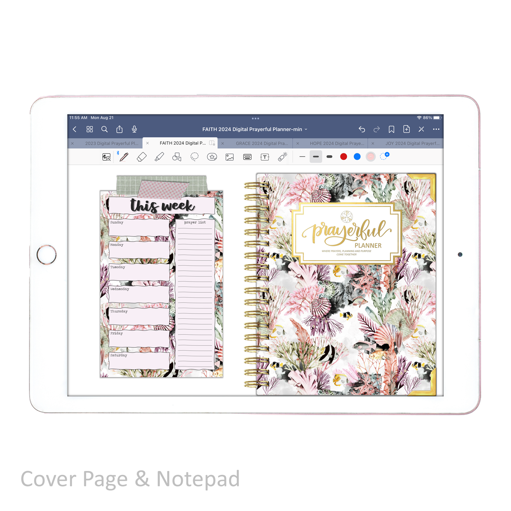 2024 1% Better Daily Planner - Digital/Printable with 7 Cover Options – The  Self Help Planner