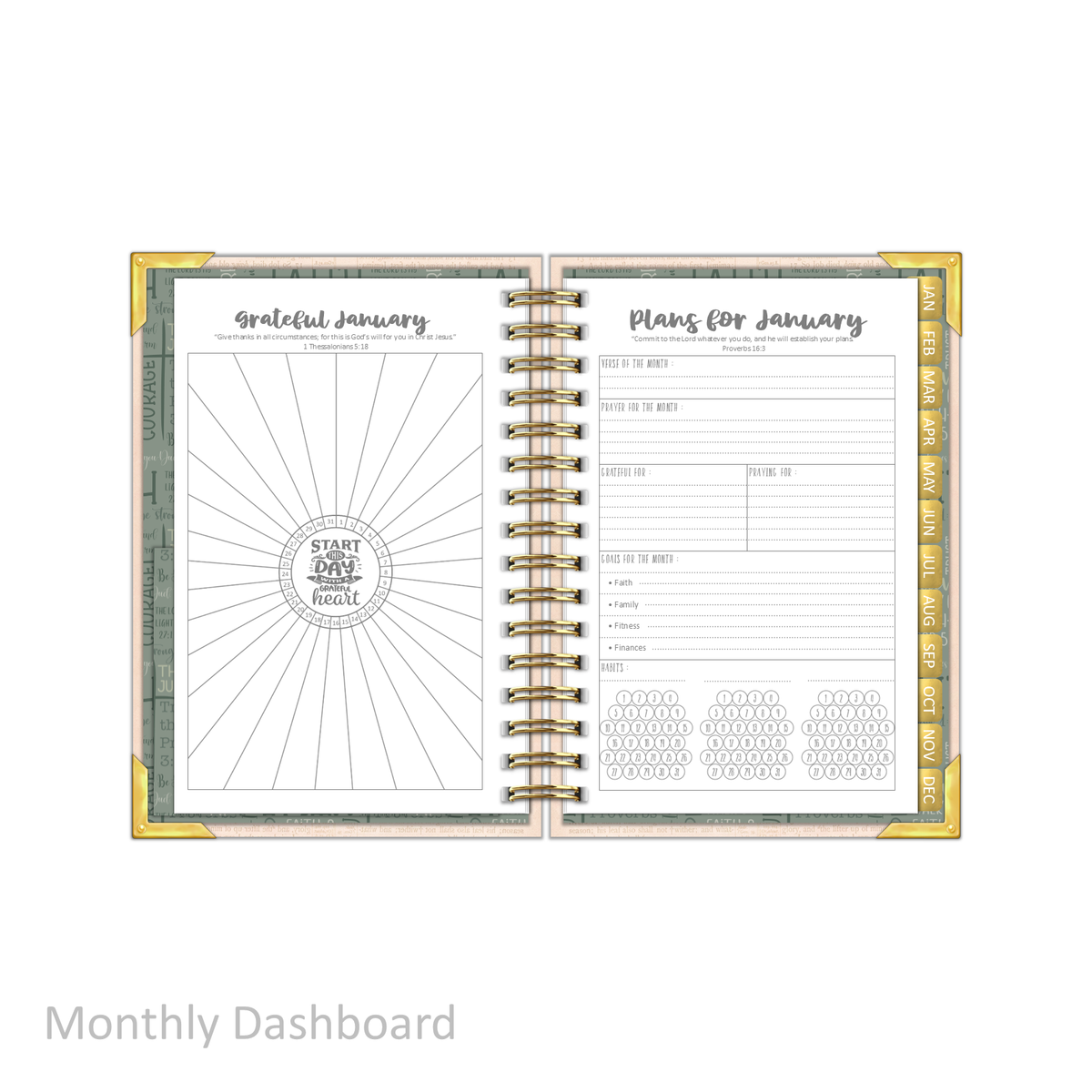 2027 "Petite" Daily Planner - "DATED" Way Maker