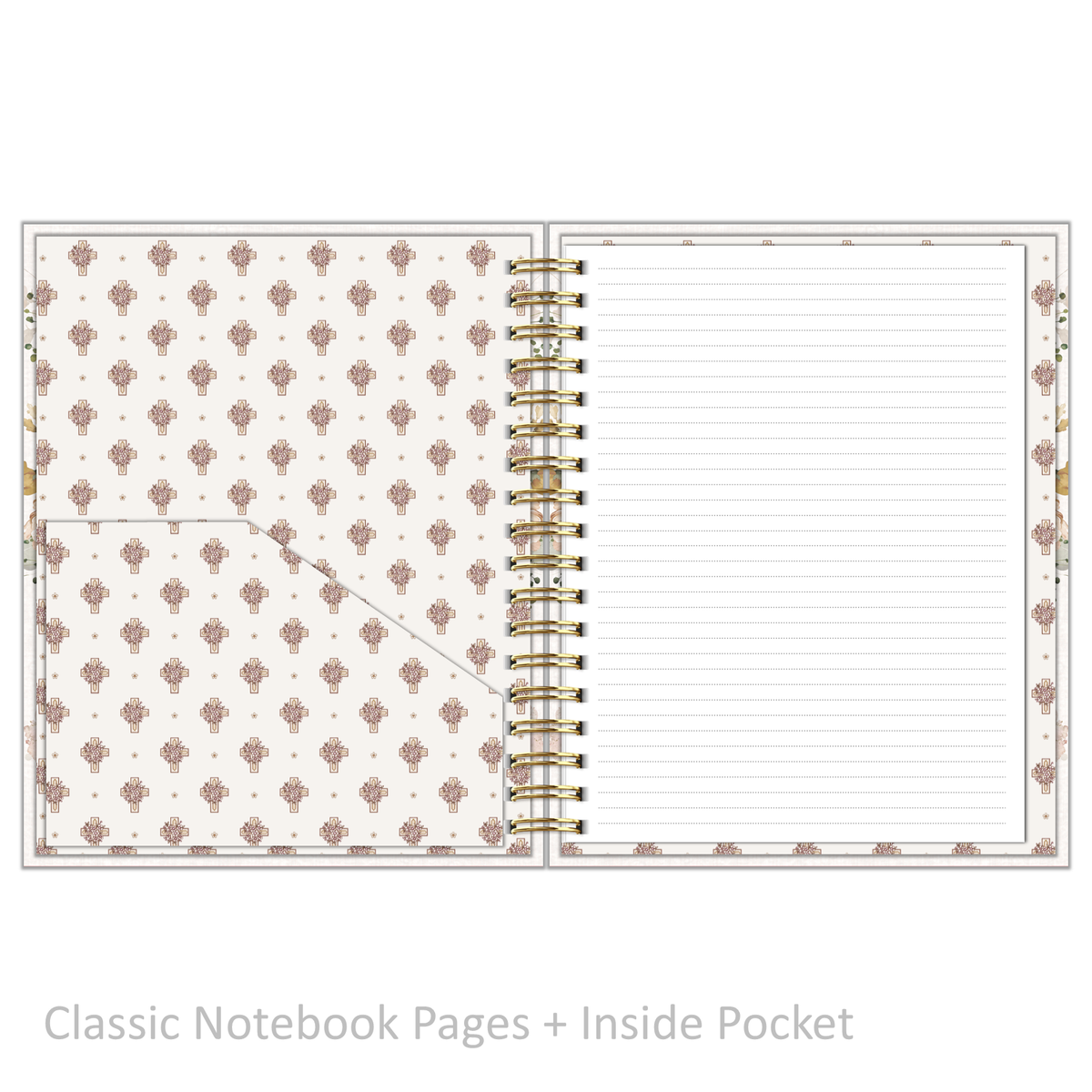 Notebook - "Classic Size" Faith over Fear