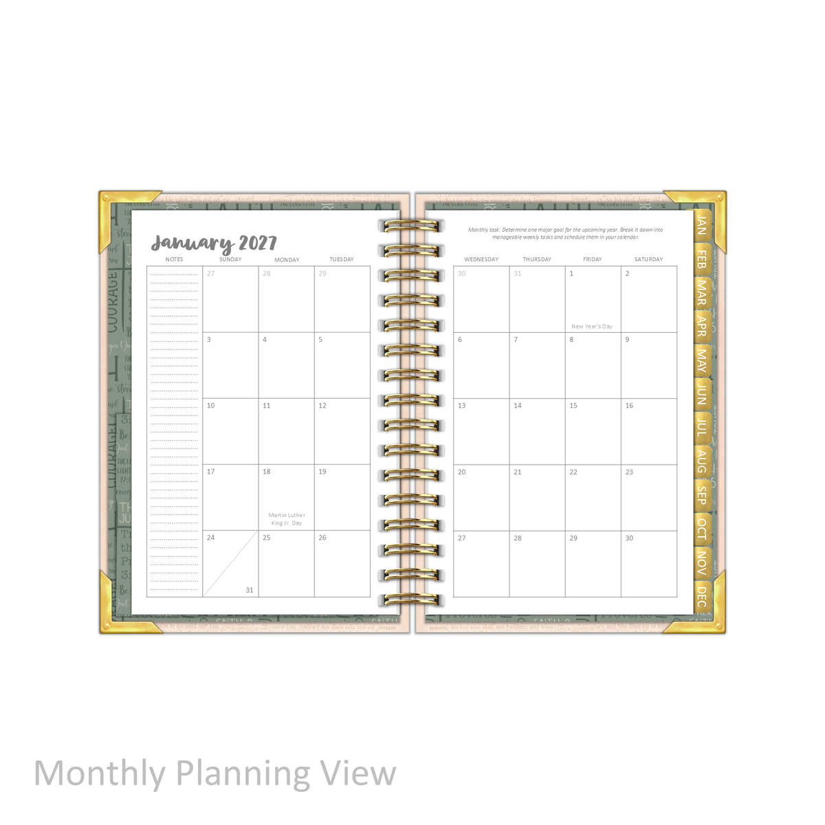 2027 "Petite" Daily Planner - "DATED" Way Maker
