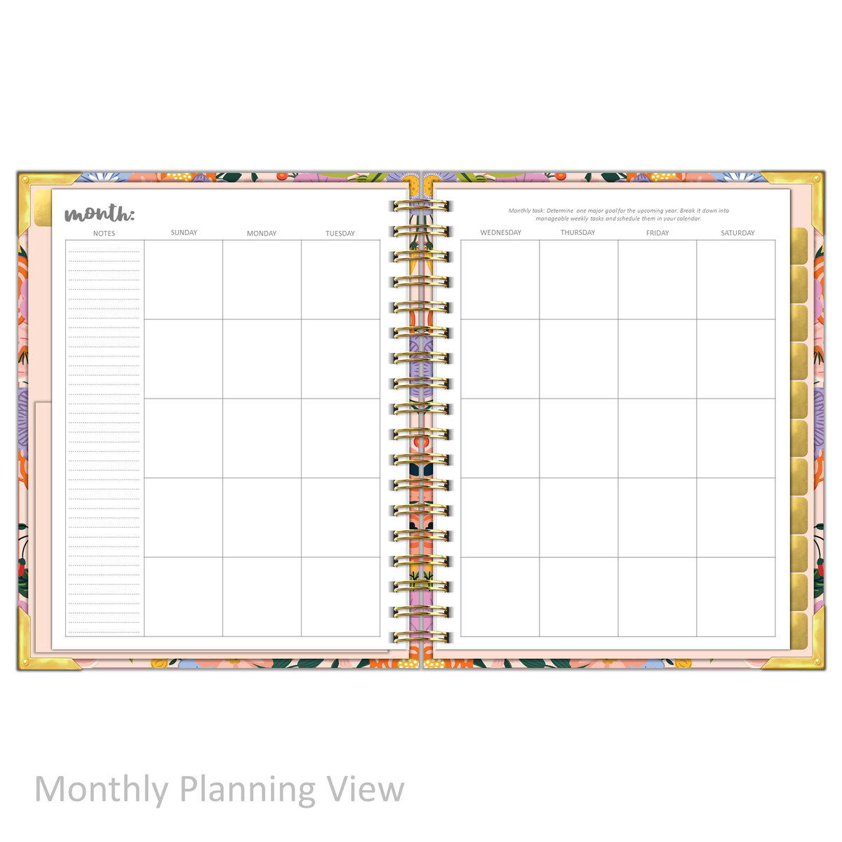 Daily Planner - &quot;UNDATED&quot; Radiant Rose