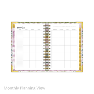 "Petite" Daily Planner - "UNDATED" Garden of Hope