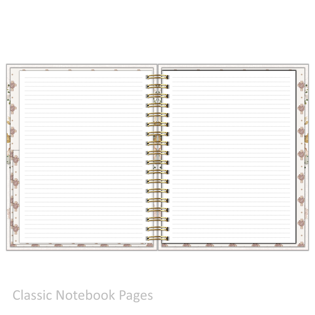 Notebook - "Classic Size" Faith over Fear