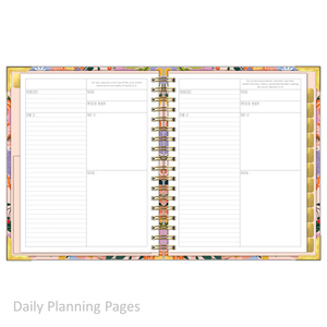 Daily Planner - "UNDATED" Radiant Rose