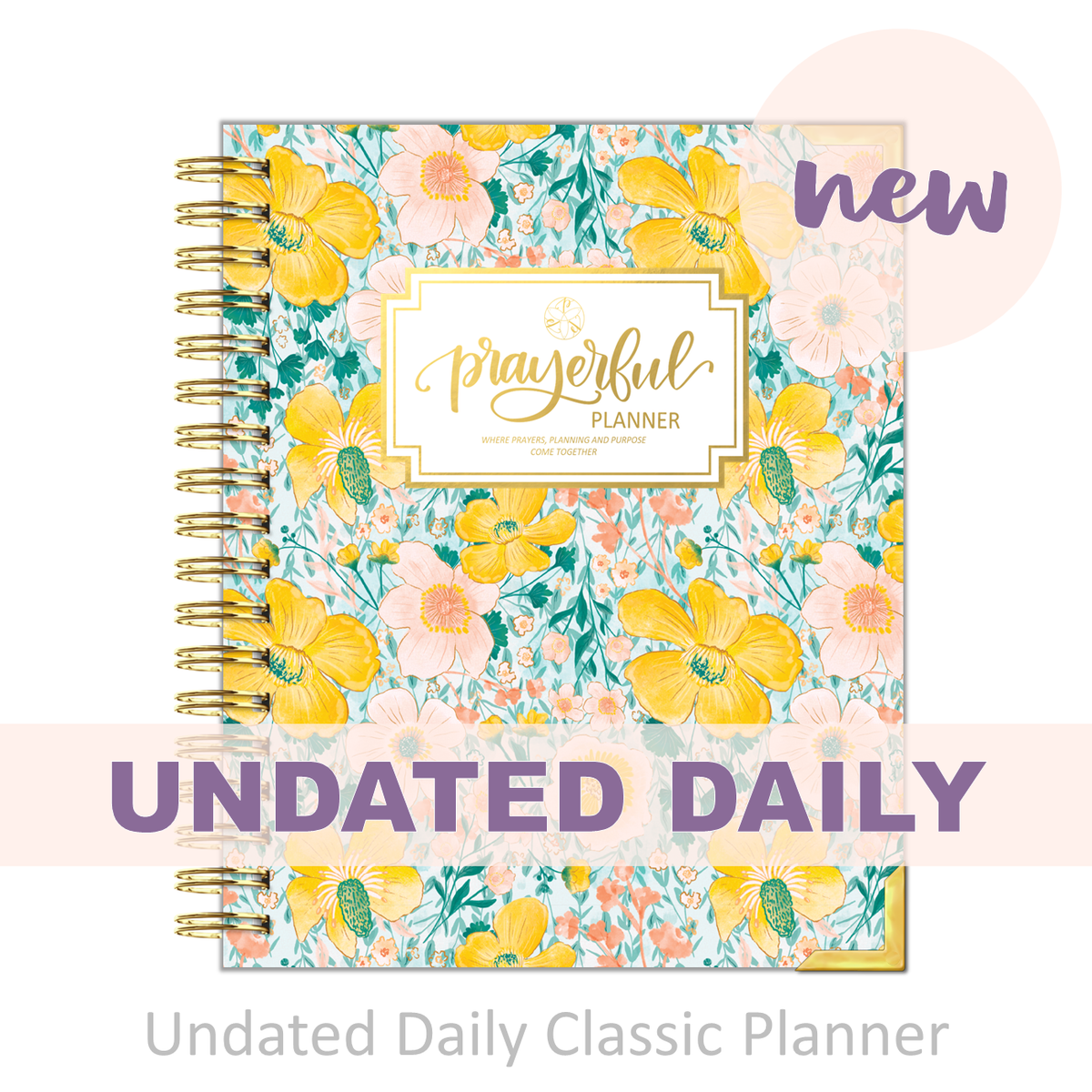 Daily Planner - &quot;UNDATED&quot; Magnificent Mustard