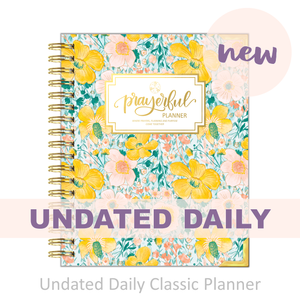 Daily Planner - "UNDATED" Magnificent Mustard