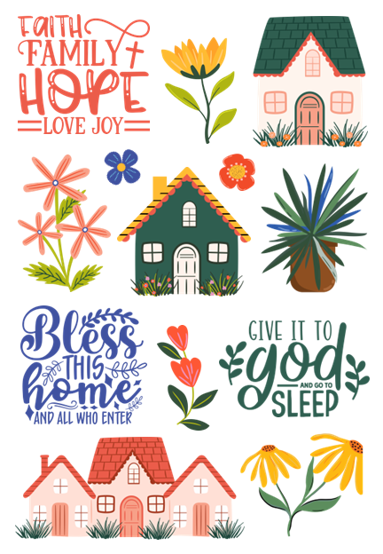 &quot;Grow in Christ&quot; Sticker Book