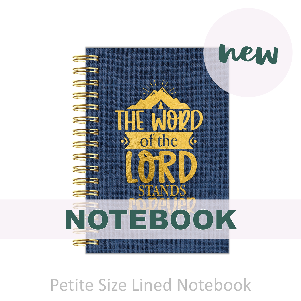 2026 Notebook - "Petite Size" The Word
