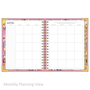 "Weekly" Planner - "UNDATED" Rose Linen