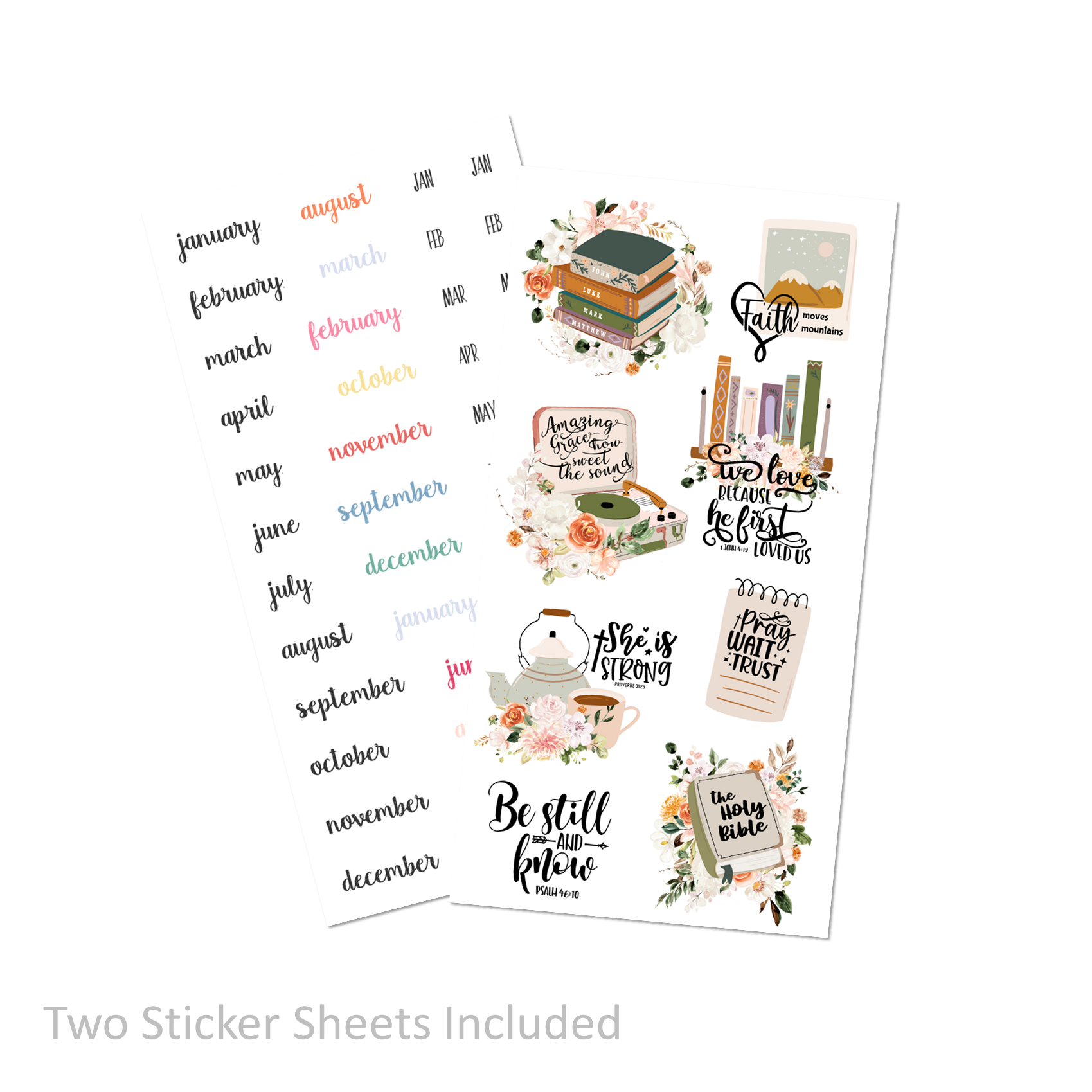 Daily Planner - "UNDATED" Hopeful Blooms